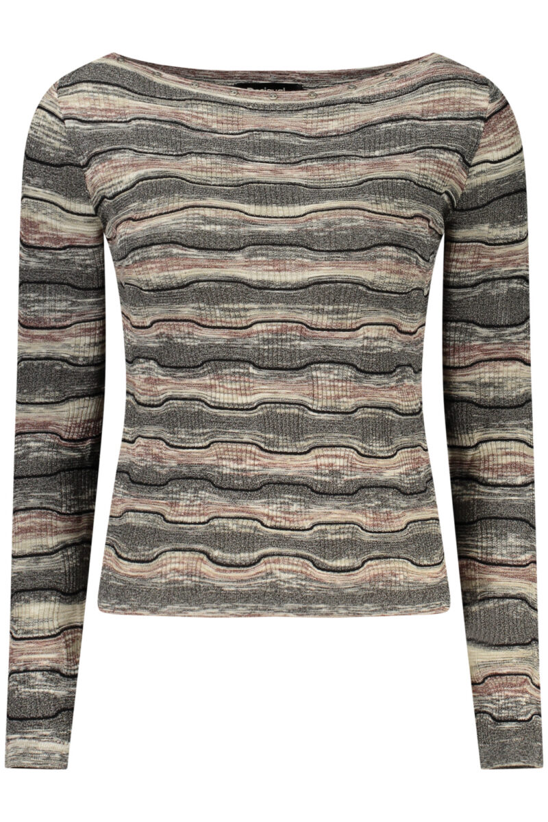 DESIGUAL WOMEN'S BLACK SWEATER 26WWBW07_NE2000