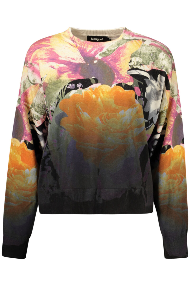 DESIGUAL DÁMSKÝ ČERNÝ SVETR 26WWJF49_NE2000