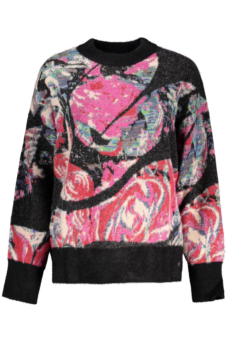 DESIGUAL DAMEN-SCHWARZER PULLOVER 26WWBW07_NE2000