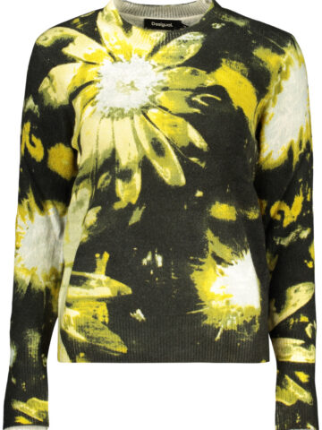 DESIGUAL DÁMSKÝ ČERNÝ SVETR 26WWJF40_NE2000