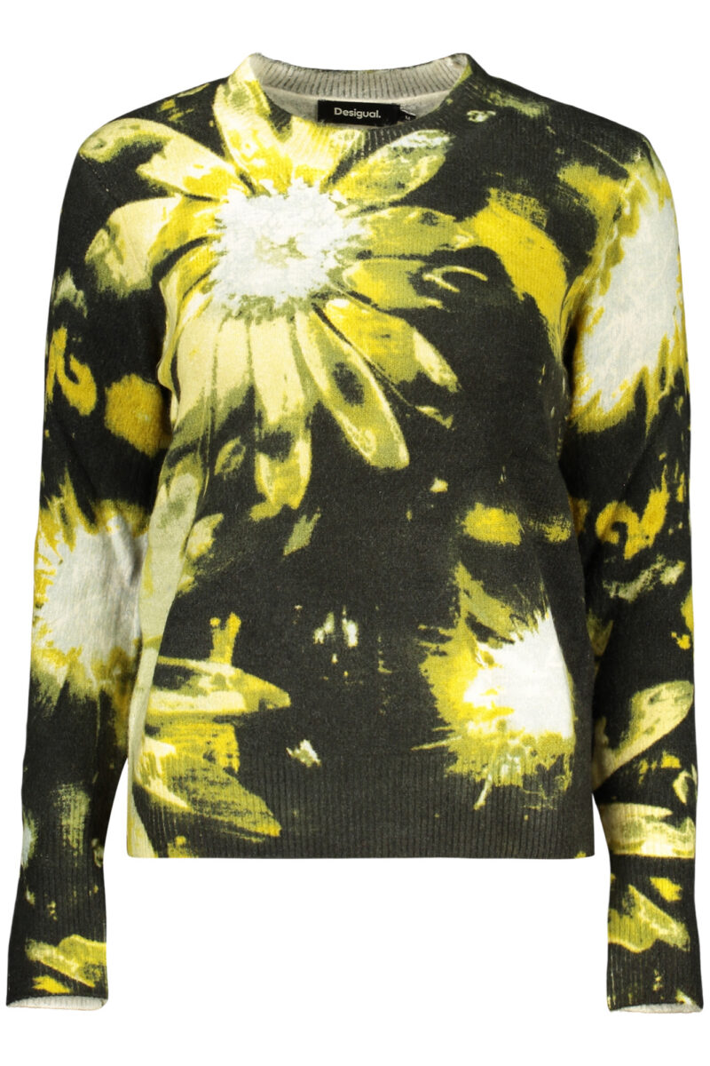 DESIGUAL DÁMSKÝ ČERNÝ SVETR 26WWJF40_NE2000