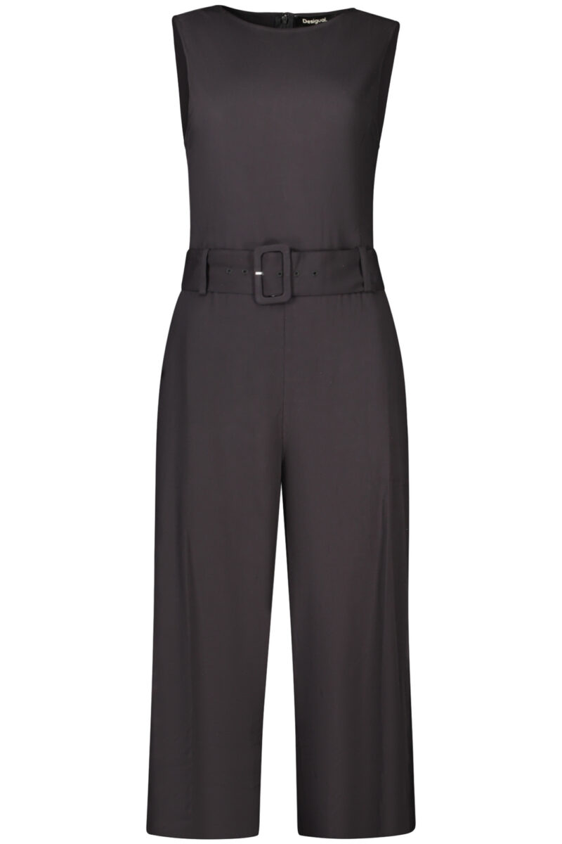 DESIGUAL WOMEN'S BLACK TROUSERS 26WWPW08_NE2000
