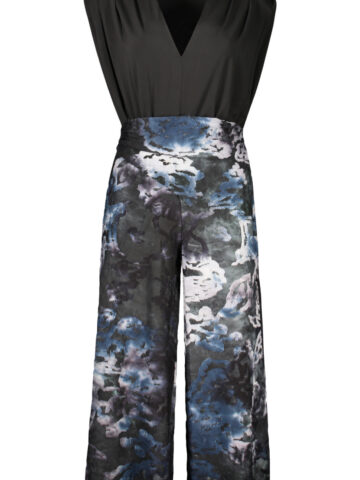 DESIGUAL WOMEN'S BLUE TROUSERS