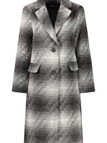 DESIGUAL WOMEN'S GREY COAT