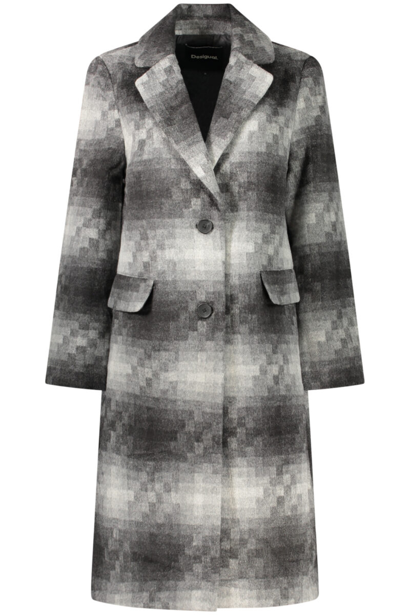 DESIGUAL WOMEN'S GREY COAT