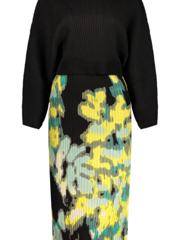 DESIGUAL DÁMSKÉ DLOUHÉ ČERNÉ ŠATY 26WWVF01_NE8006