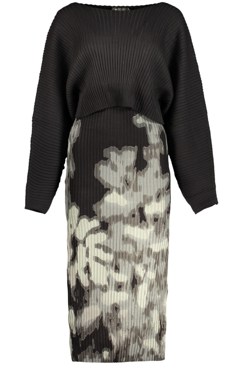 DESIGUAL DÁMSKÉ DLOUHÉ ČERNÉ ŠATY 26WWVF01_NE2000