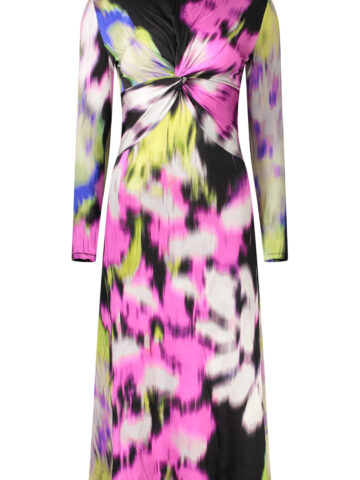 DESIGUAL WOMEN'S LONG PINK DRESS 26WWVK09_RS9019