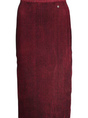 DESIGUAL WOMEN'S LONG SKIRT RED