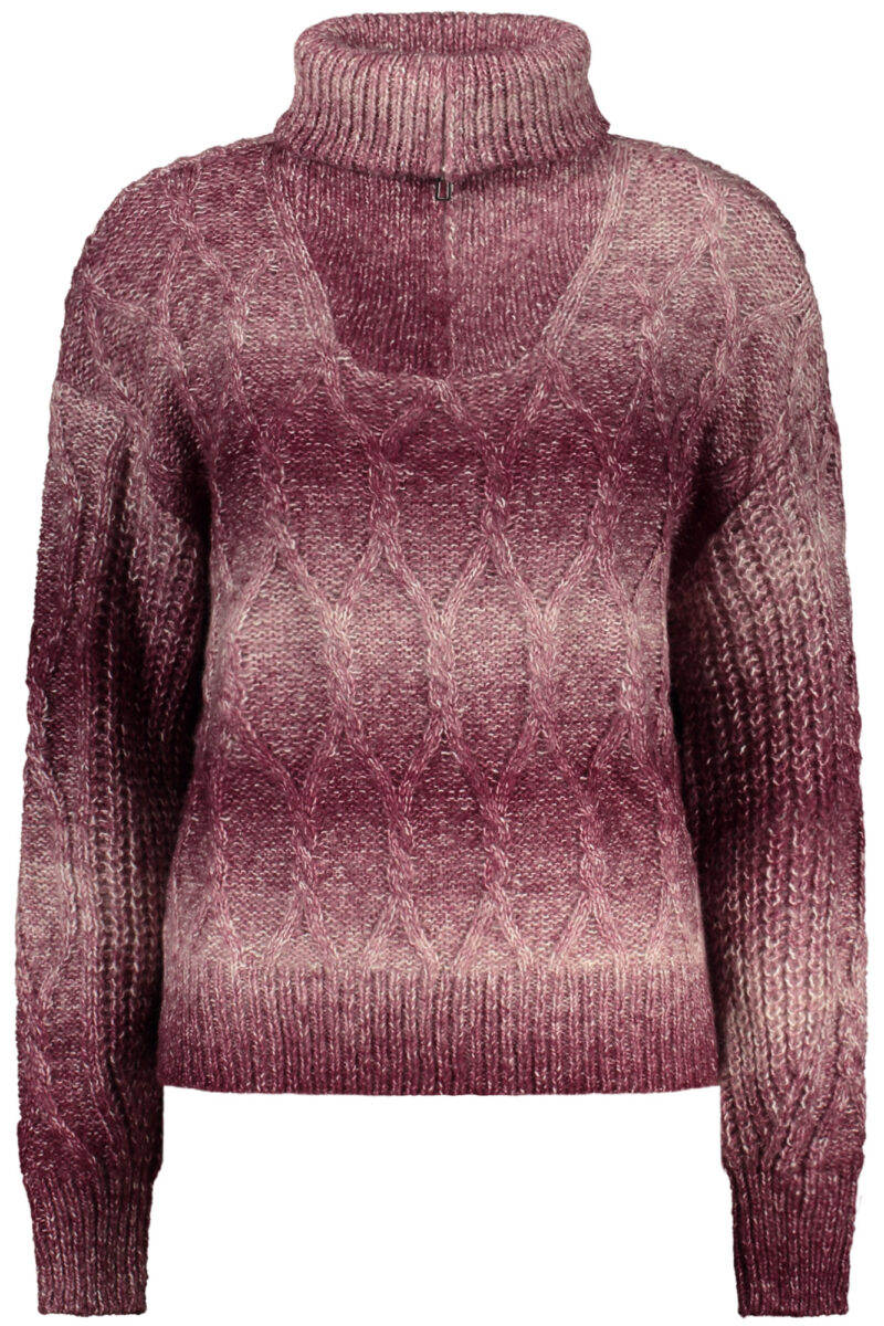 DESIGUAL WOMEN'S PURPLE SWEATER 26WWJF20_VI3017