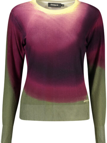 DESIGUAL WOMEN'S PURPLE SWEATER 26WWJF26_VI3004