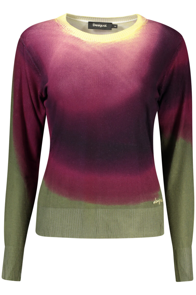 DESIGUAL WOMEN'S PURPLE SWEATER 26WWJF26_VI3004