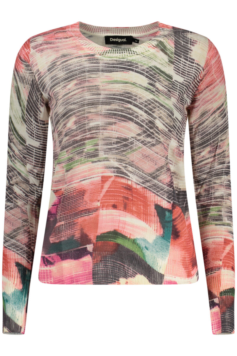 DESIGUAL DÁMSKÝ BÍLÝ SVETR 26WWJF32_BI3049