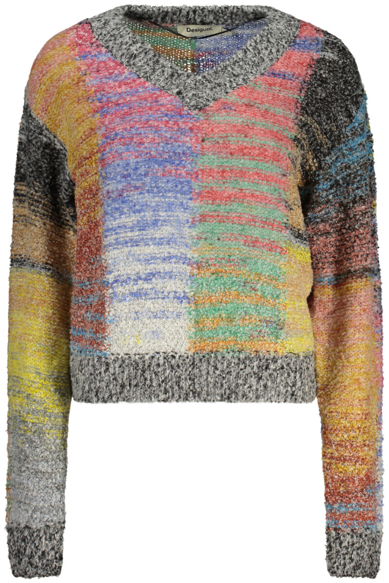 DESIGUAL DÁMSKÝ ŽLUTÝ SVETR 26WWJF25_GI3136