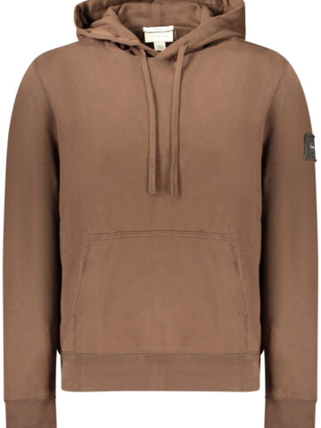 CALVIN KLEIN MEN'S BROWN ZIP-UP SWEATSHIRT LV04RJ201G_MAWFM
