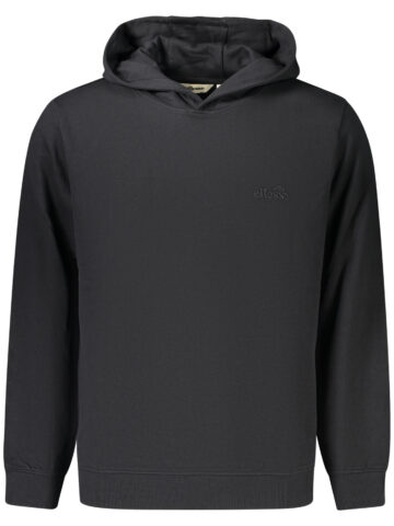 ELLESSE MEN'S BLACK ZIP-UP SWEATSHIRT