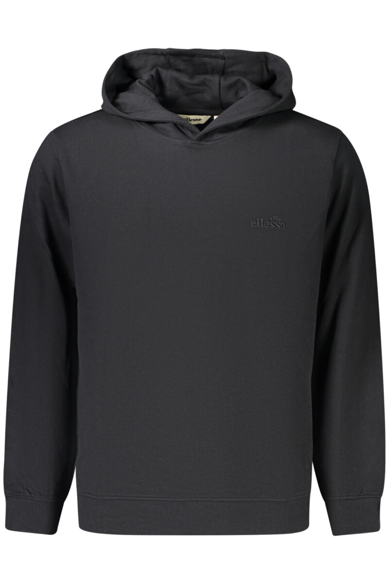 ELLESSE MEN'S BLACK ZIP-UP SWEATSHIRT