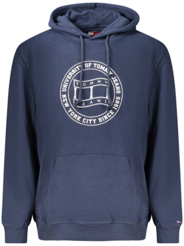 TOMMY HILFIGER PÁNSKÁ MODRÁ MIKINA BEZ ZIPU DM0DM23579_BLC1G