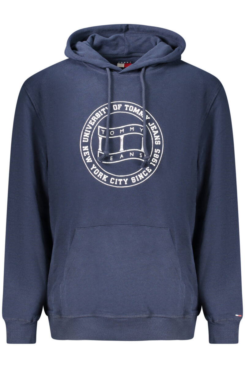 TOMMY HILFIGER PÁNSKÁ MODRÁ MIKINA BEZ ZIPU DM0DM23579_BLC1G