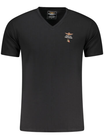 AERONAUTICA MILITARE MEN'S BLACK OUTFIT T-SHIRT SCOTI006J508_NE34300