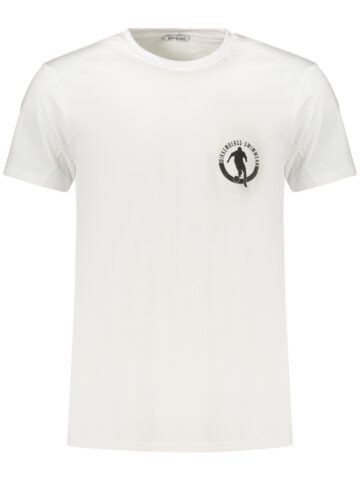 BIKKEMBERGS MEN'S SHORT-SLEEVE T-SHIRT WHITE BKK3MTS02_BIWHITE