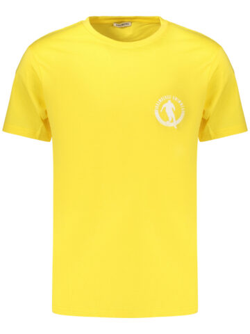 BIKKEMBERGS MEN'S SHORT-SLEEVED T-SHIRT YELLOW BKK3MTS02_GISUNTRU
