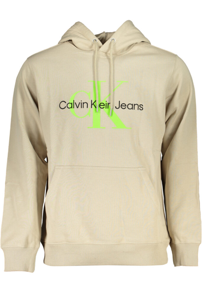 CALVIN KLEIN MEN'S BEIGE ZIPLESS SWEATSHIRT J30J320805_BE0IO