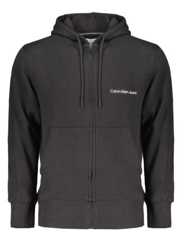 CALVIN KLEIN MEN'S BLACK ZIP SWEATSHIRT J30J325148_NEBEH