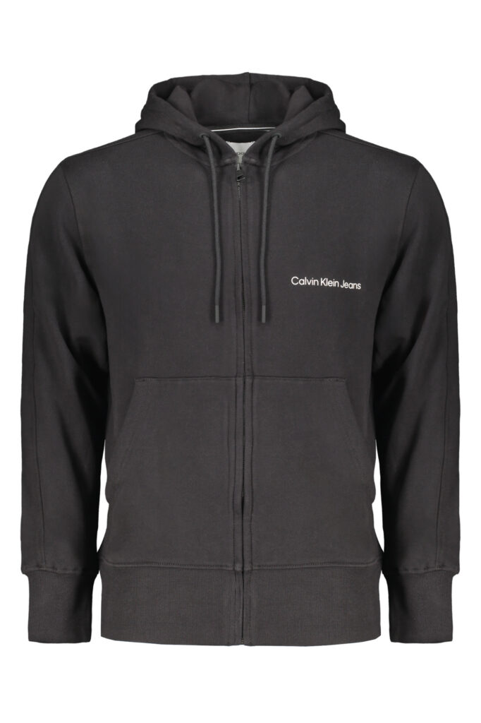 CALVIN KLEIN MEN'S BLACK ZIP SWEATSHIRT J30J325148_NEBEH