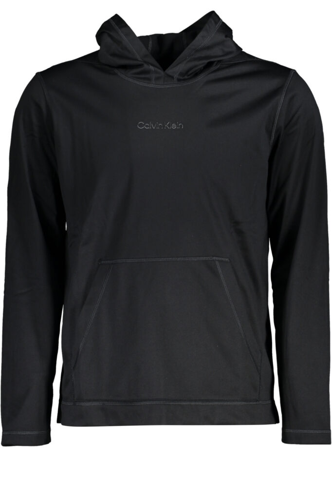 CALVIN KLEIN MEN'S BLACK ZIPLESS SWEATSHIRT 00GMS4W328_NEBAE