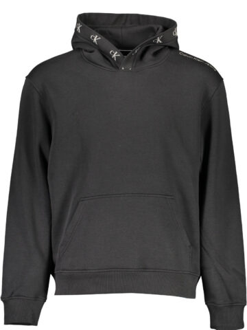 CALVIN KLEIN MEN'S BLACK ZIPLESS SWEATSHIRT J30J321883_6D42DF0_NEROBEH