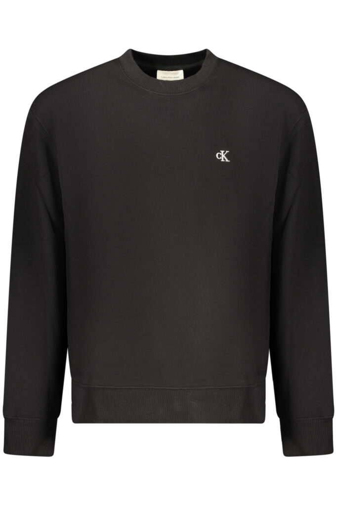 CALVIN KLEIN MEN'S BLACK ZIPLESS SWEATSHIRT LV04RC296G_NEUB1