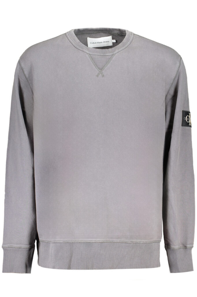 CALVIN KLEIN MEN'S GRAY ZIPLESS SWEATSHIRT J30J325145_GRPT2
