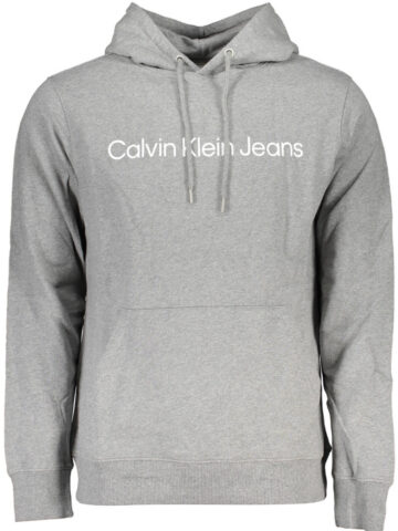 CALVIN KLEIN MEN'S GRAY ZIPLESS SWEATSHIRT J30J322551_09C06B2_GRIGIOP2D
