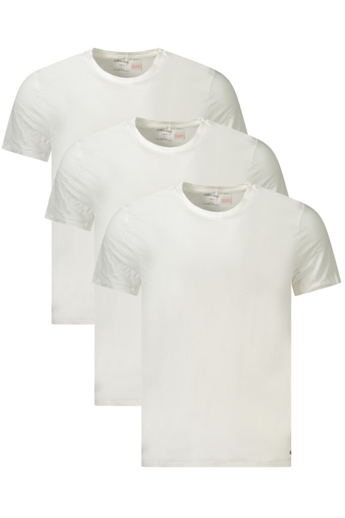 CALVIN KLEIN MEN'S SHORT SLEEVE T-SHIRT WHITE LV00NB4051_BI100