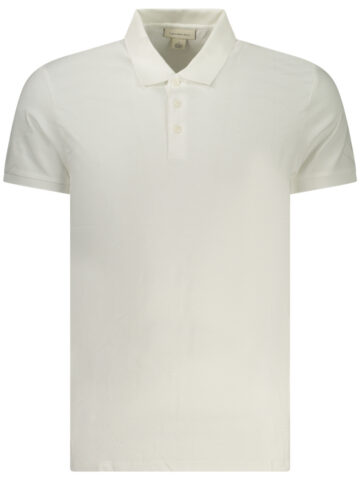 CALVIN KLEIN MEN'S SHORT-SLEEVE POLO SHIRT WHITE LV04RD255G_BIYAF