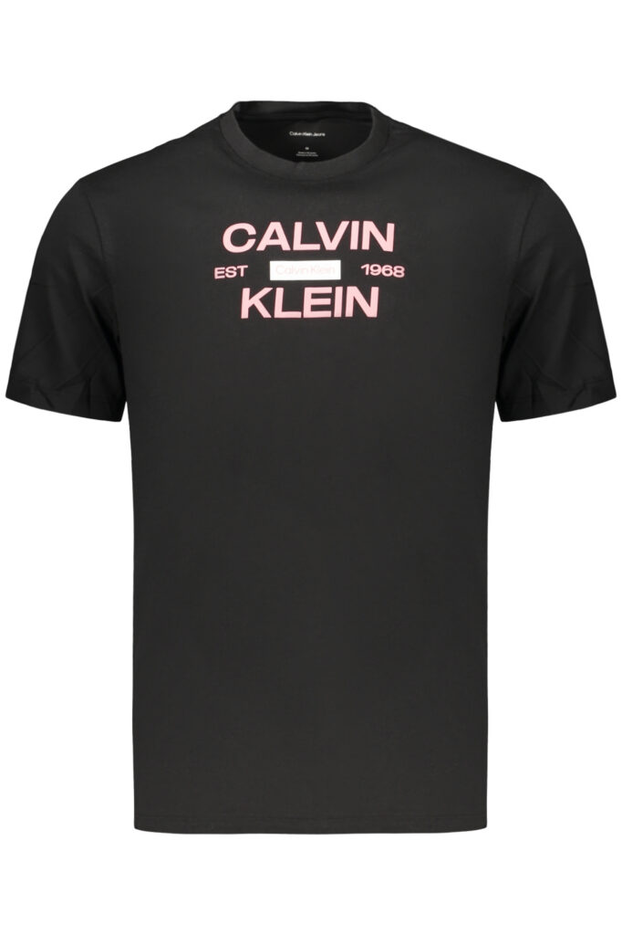 CALVIN KLEIN MEN'S SHORT-SLEEVE T-SHIRT BLACK LV04RG805G_NEUB1