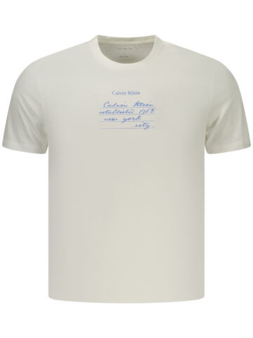 CALVIN KLEIN MEN'S SHORT-SLEEVE T-SHIRT WHITE LV047G800G_BIYAF