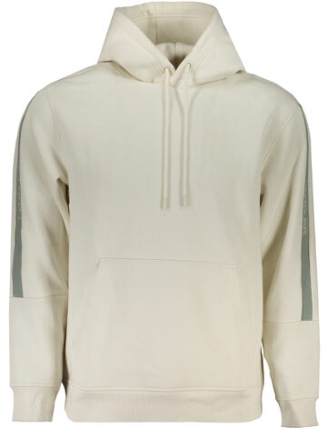 CALVIN KLEIN MEN'S WHITE ZIPLESS SWEATSHIRT J30J325632_BIYBI