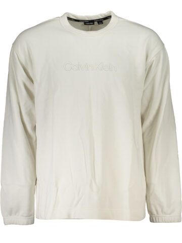 CALVIN KLEIN MEN'S WHITE ZIPLESS SWEATSHIRT 00GMS3W302_BIDE0