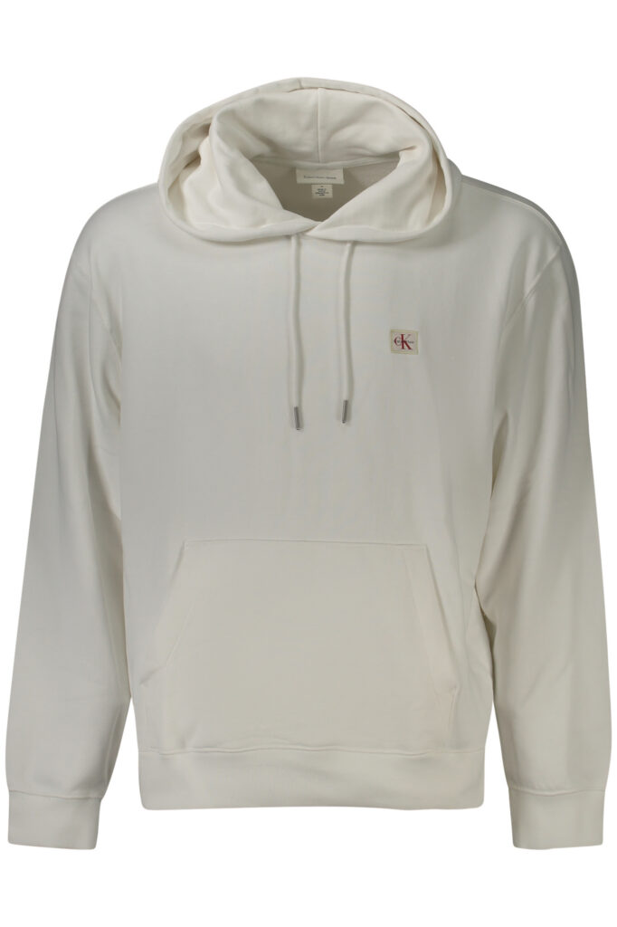 CALVIN KLEIN MEN'S ZIPLESS SWEATSHIRT WHITE LV04RC274G_BIYAF