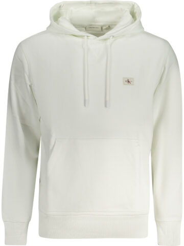 CALVIN KLEIN MEN'S ZIPLESS SWEATSHIRT WHITE J30J327113_BIYAF