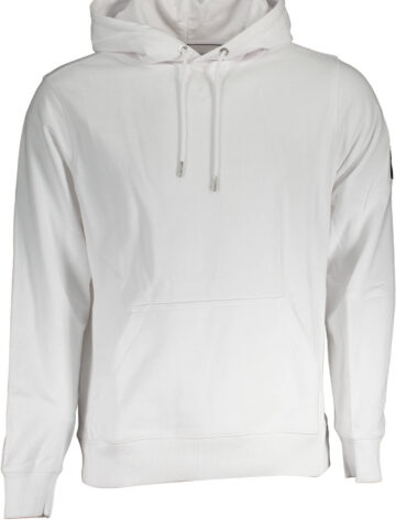 CALVIN KLEIN MEN'S ZIPLESS SWEATSHIRT WHITE J30J314036_C3408EA_BIANCOYAF