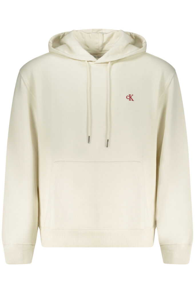 CALVIN KLEIN MEN'S ZIPLESS SWEATSHIRT WHITE LV04RC297G_BIYAS