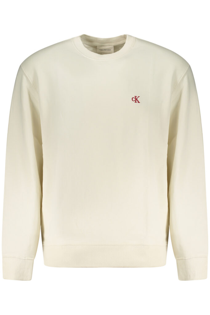 CALVIN KLEIN MEN'S ZIPLESS SWEATSHIRT WHITE LV04RC296G_BIYAS