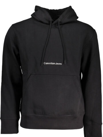 CALVIN KLEIN SWEATSHIRT WITHOUT ZIP BLACK MAN J30J322894_NERO_BEH