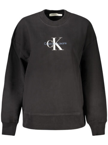 CALVIN KLEIN SWEATSHIRT WITHOUT ZIP WOMEN BLACK J20J224177_NEBEH