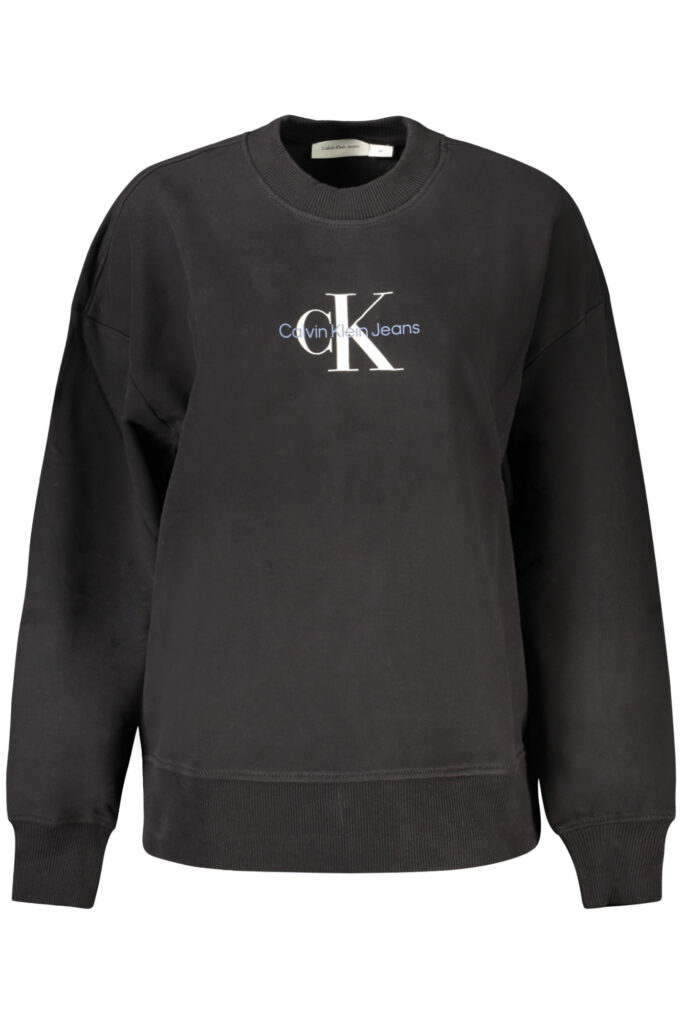 CALVIN KLEIN SWEATSHIRT WITHOUT ZIP WOMEN BLACK J20J224177_NEBEH
