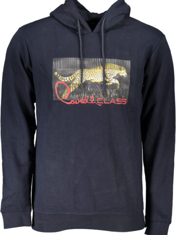 CAVALLI CLASS MEN'S BLUE ZIPLESS SWEATSHIRT RXT65ECF062_BL04926