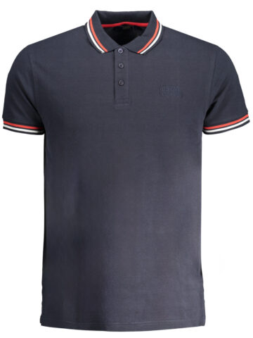 CAVALLI CLASS MEN'S SHORT SLEEVED POLO SHIRT BLUE QXT64XKB002_BL04926